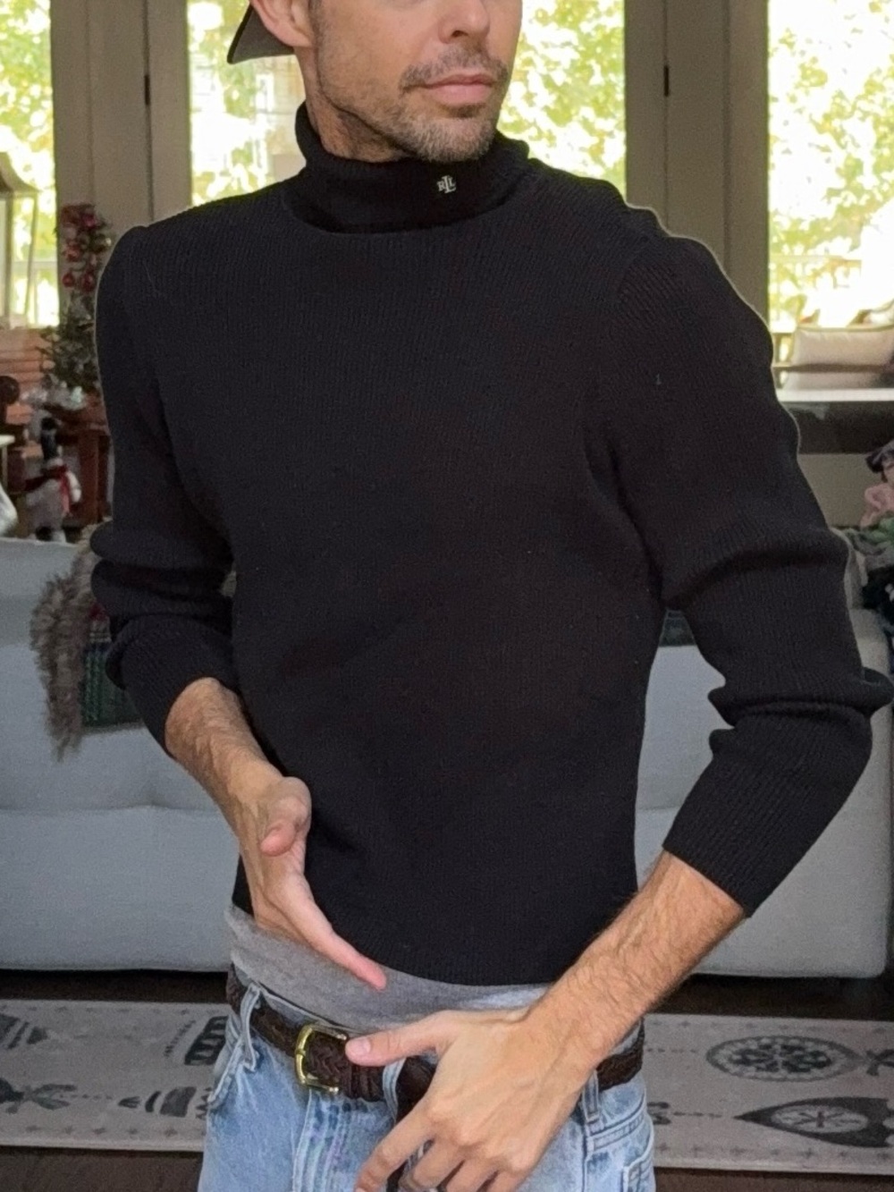 Lauren Ralph Lauren Black Turtleneck Sweater 🖤